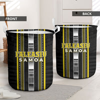 Faleasiu Samoa Laundry Basket Samoan Tribal Pattern