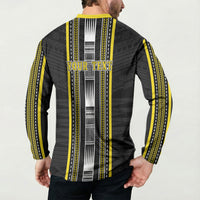 Personalised Faleasiu Samoa Button Sweatshirt Samoan Tribal Pattern LT05 - Polynesian Pride