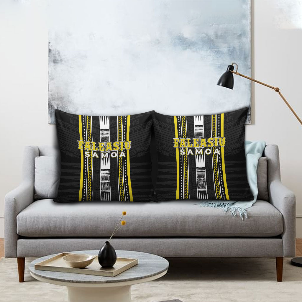 Faleasiu Samoa Pillow Cover Samoan Tribal Pattern