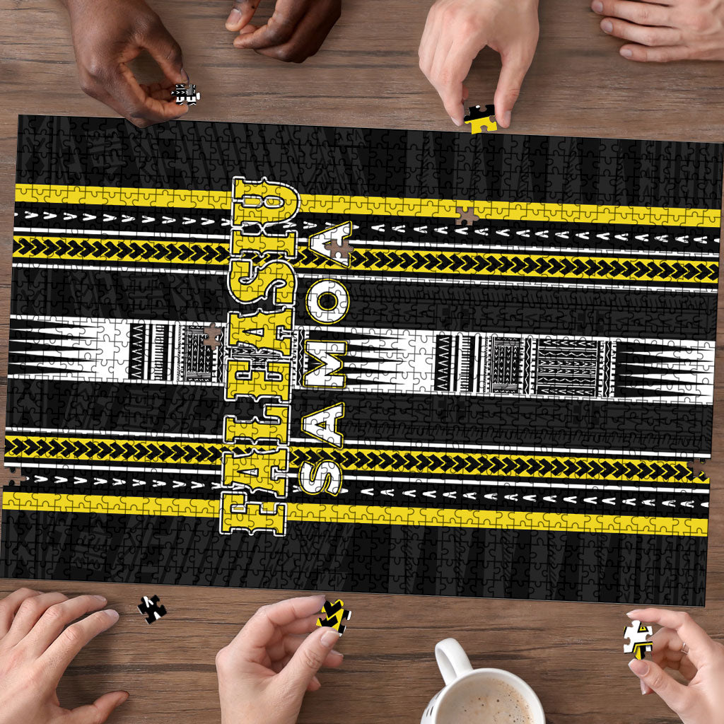 Faleasiu Samoa Puzzle Samoan Tribal Pattern