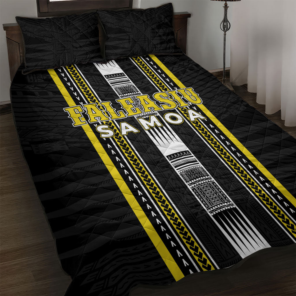 Faleasiu Samoa Quilt Bed Set Samoan Tribal Pattern