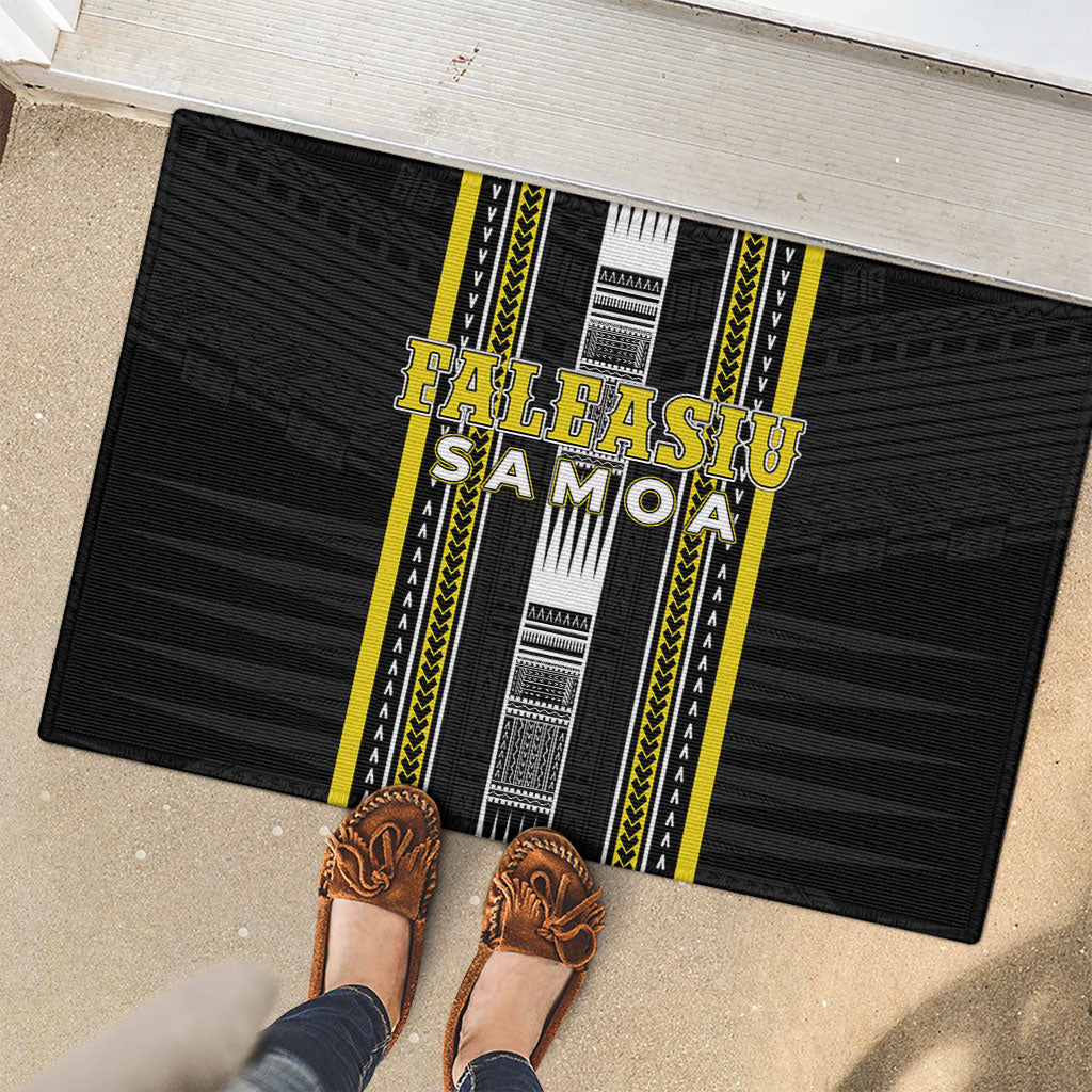 Faleasiu Samoa Rubber Doormat Samoan Tribal Pattern LT05 - Polynesian Pride