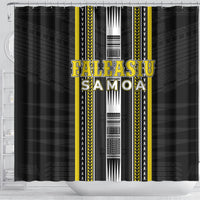 Faleasiu Samoa Shower Curtain Samoan Tribal Pattern LT05 - Polynesian Pride