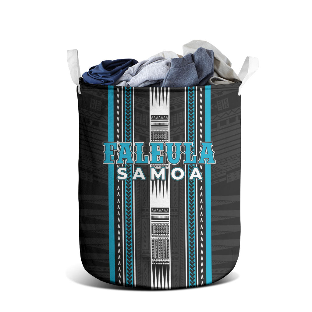 Faleula Samoa Laundry Basket Samoan Tribal Pattern