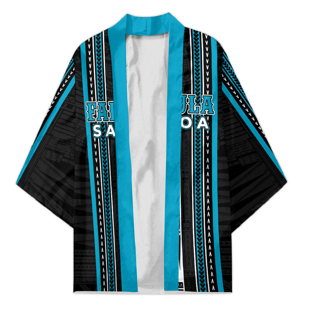Personalised Faleula Samoa Kimono Samoan Tribal Pattern