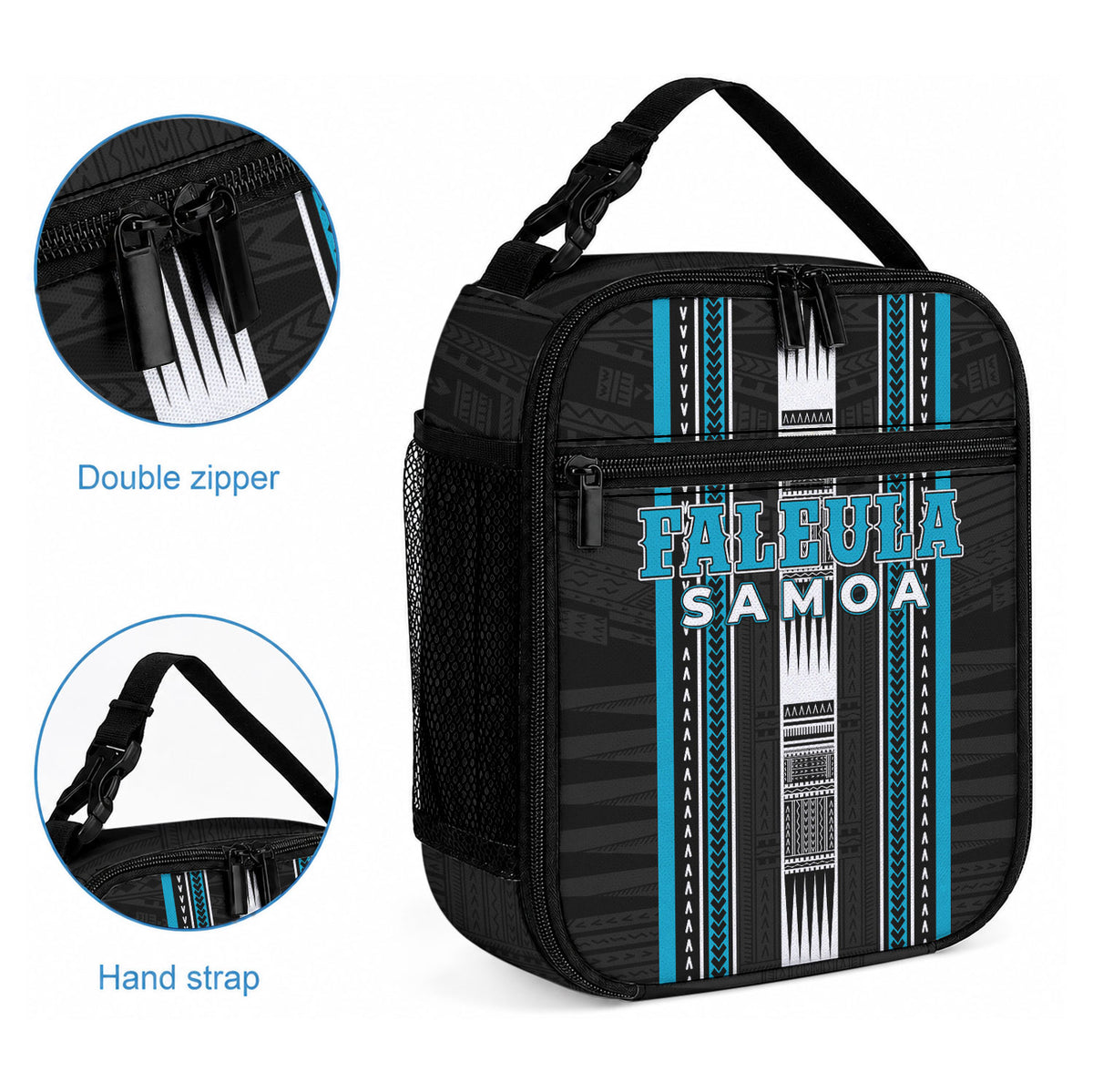 Faleula Samoa Lunch Bag Samoan Tribal Pattern