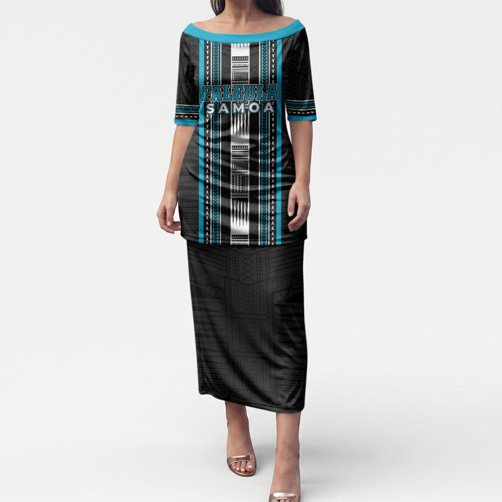 Personalised Faleula Samoa Puletasi Samoan Tribal Pattern