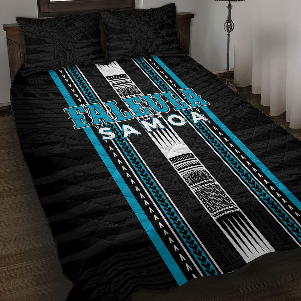 Faleula Samoa Quilt Bed Set Samoan Tribal Pattern