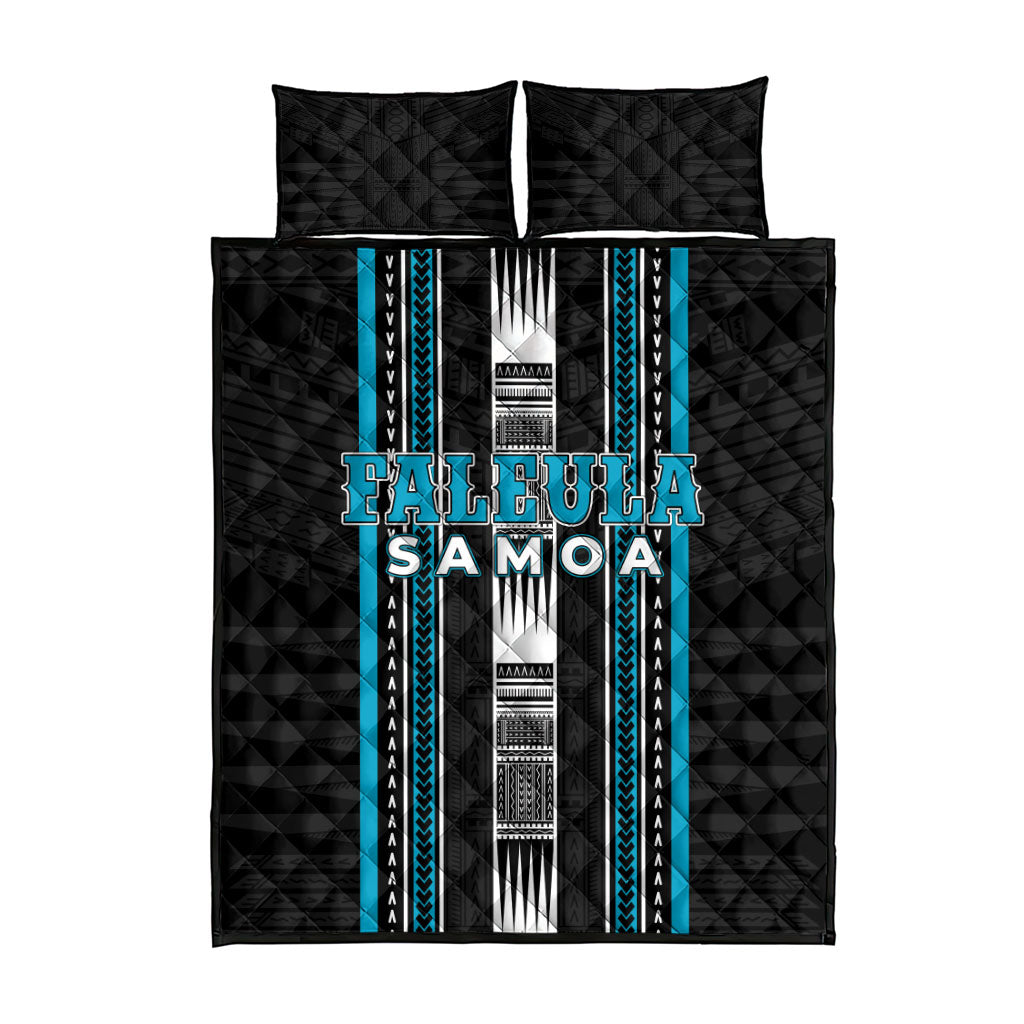 Faleula Samoa Quilt Bed Set Samoan Tribal Pattern