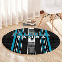 Faleula Samoa Round Carpet Samoan Tribal Pattern LT05 - Polynesian Pride