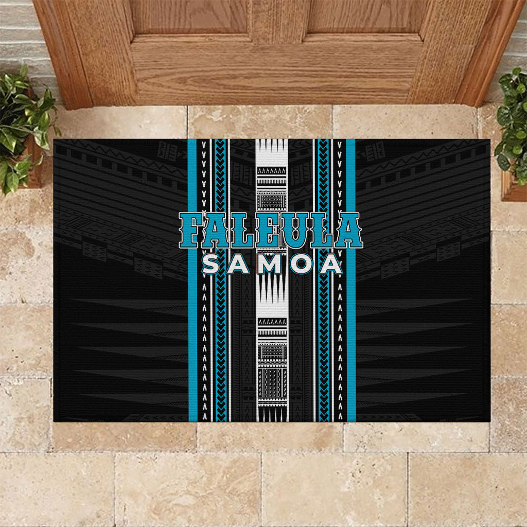 Faleula Samoa Rubber Doormat Samoan Tribal Pattern