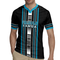Personalised Faleula Samoa Rugby Jersey Samoan Tribal Pattern