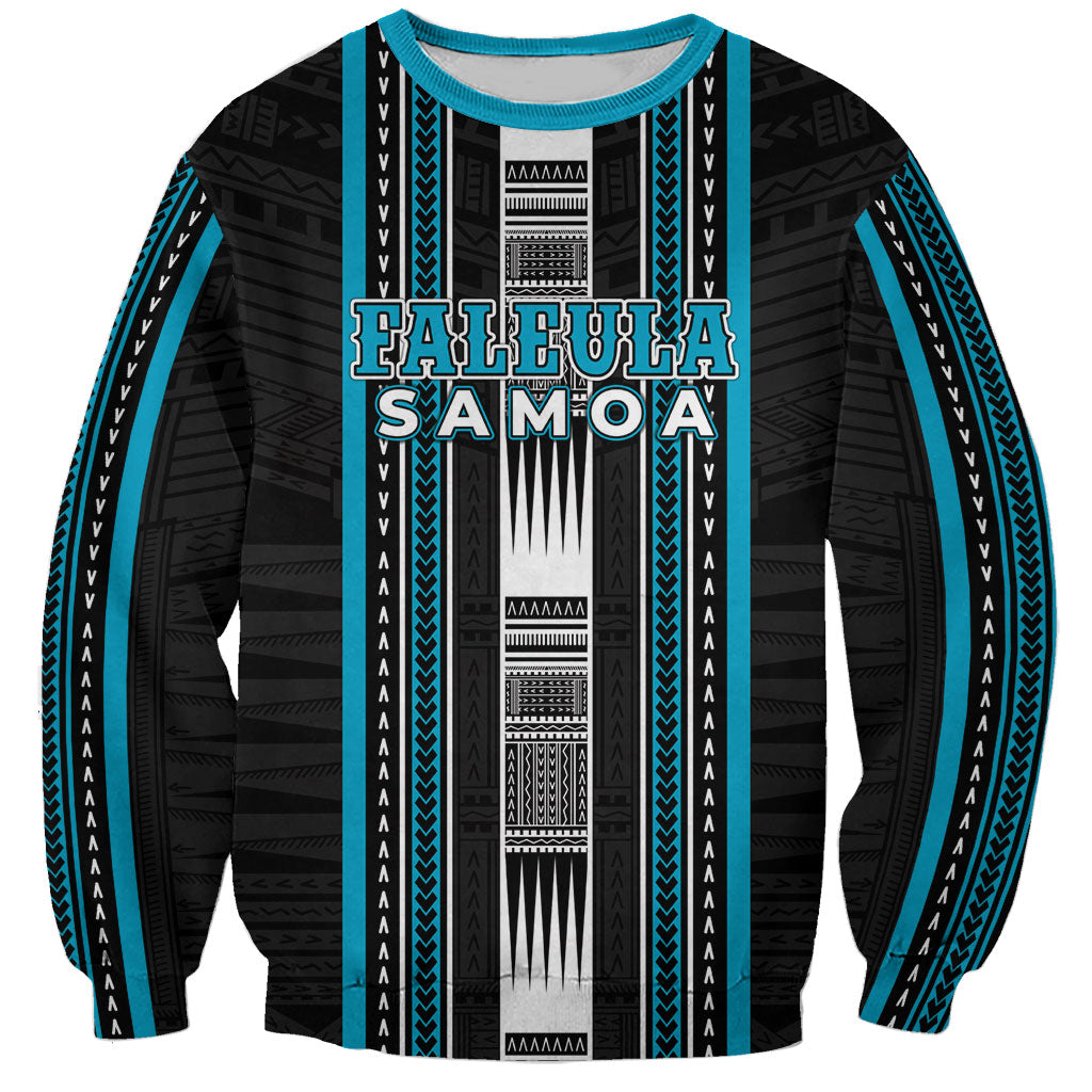 Personalised Faleula Samoa Sweatshirt Samoan Tribal Pattern
