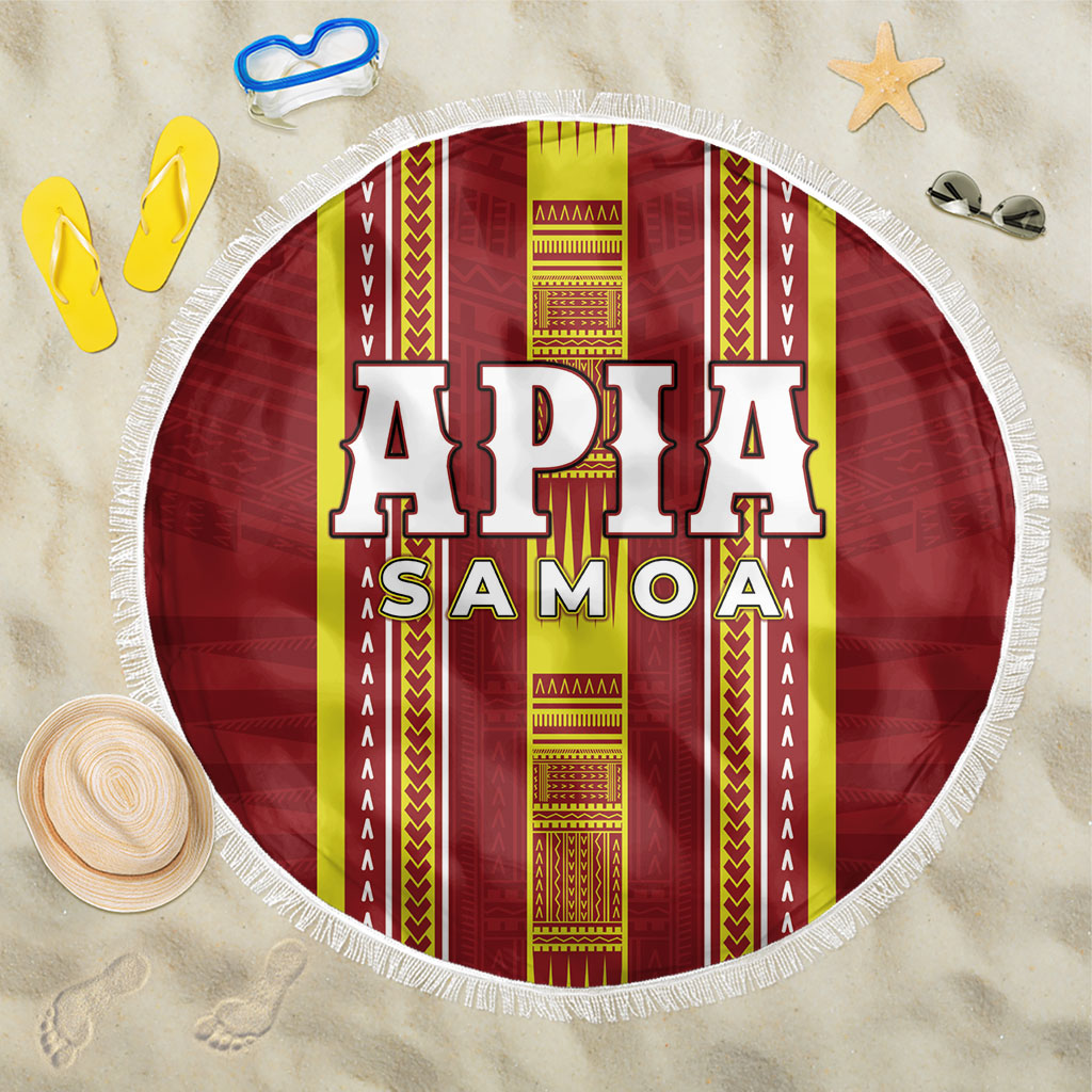 Apia Samoa Beach Blanket Samoan Tribal Pattern