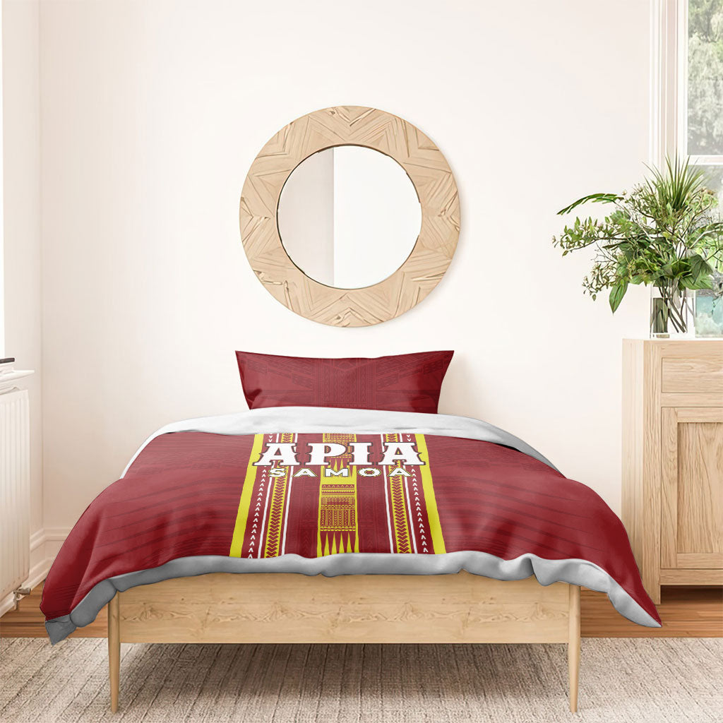 Apia Samoa Bedding Set Samoan Tribal Pattern LT05 - Polynesian Pride