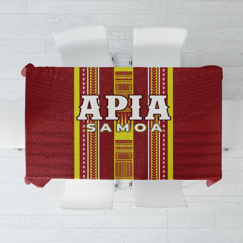 Apia Samoa Tablecloth Samoan Tribal Pattern