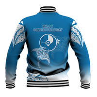 FSM Yap Constitution Day Baseball Jacket Polynesian Batoids LT05 - Polynesian Pride