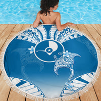 FSM Yap Constitution Day Beach Blanket Polynesian Batoids LT05 - Wonder Print Shop