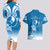 FSM Yap Constitution Day Couples Matching Long Sleeve Bodycon Dress and Hawaiian Shirt Polynesian Batoids LT05 - Polynesian Pride