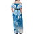 FSM Yap Constitution Day Family Matching Off Shoulder Maxi Dress and Hawaiian Shirt Polynesian Batoids LT05 - Polynesian Pride