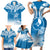 FSM Yap Constitution Day Family Matching Short Sleeve Bodycon Dress and Hawaiian Shirt Polynesian Batoids LT05 - Polynesian Pride