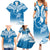 FSM Yap Constitution Day Family Matching Summer Maxi Dress and Hawaiian Shirt Polynesian Batoids LT05 - Polynesian Pride