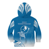 FSM Yap Constitution Day Kid Hoodie Polynesian Batoids LT05 - Polynesian Pride