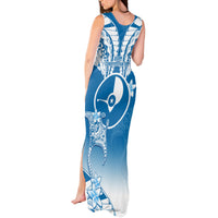 FSM Yap Constitution Day Tank Maxi Dress Polynesian Batoids LT05 - Polynesian Pride