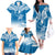 Personalised FSM Yap Constitution Day Family Matching Off Shoulder Long Sleeve Dress and Hawaiian Shirt Polynesian Batoids LT05 - Polynesian Pride