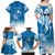 Personalised FSM Yap Constitution Day Family Matching Off Shoulder Maxi Dress and Hawaiian Shirt Polynesian Batoids LT05 - Polynesian Pride