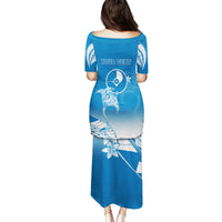 Personalised FSM Yap Constitution Day Family Matching Puletasi Dress and Hawaiian Shirt Polynesian Batoids LT05 - Polynesian Pride