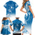 Personalised FSM Yap Constitution Day Family Matching Short Sleeve Bodycon Dress and Hawaiian Shirt Polynesian Batoids LT05 - Polynesian Pride