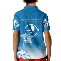 Personalised FSM Yap Constitution Day Kid Polo Shirt Polynesian Batoids LT05 - Polynesian Pride