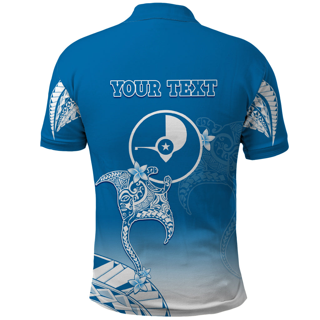Personalised FSM Yap Constitution Day Polo Shirt Polynesian Batoids LT05 - Polynesian Pride