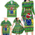 Personalised Cook Islands Christmas Family Matching Long Sleeve Bodycon Dress and Hawaiian Shirt Santa Coat Of Arms Meri Kiritimiti LT05 - Polynesian Pride