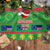 Cook Islands Christmas Tree Skirt Santa Coat Of Arms Meri Kiritimiti LT05 - Polynesian Pride