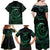 Personalised Polynesia Family Matching Off Shoulder Maxi Dress and Hawaiian Shirt With Islam Crescent And Star LT05 - Polynesian Pride