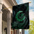 Polynesia Garden Flag With Islam Crescent And Star LT05 House Flag Green - Polynesian Pride