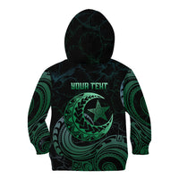 Personalised Polynesia Kid Hoodie With Islam Crescent And Star LT05 - Polynesian Pride