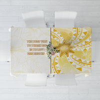 Polynesia Tablecloth Bahai Faith Symbol LT05 Yellow - Polynesian Pride