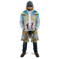 Fiji Christmas Cloak Snow Globe With Fijian Santa LT05