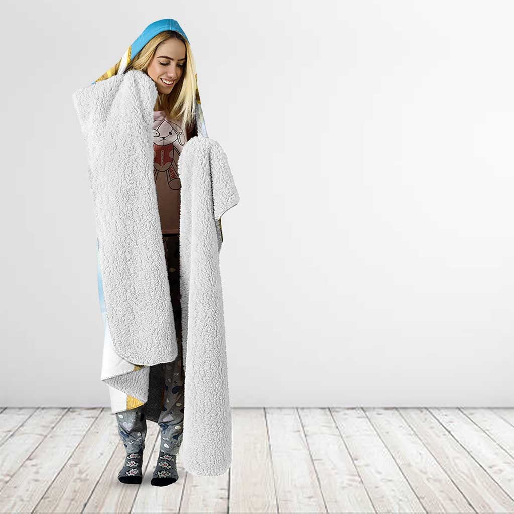 Fiji Christmas Hooded Blanket Snow Globe With Fijian Santa LT05