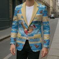 New Zealand Christmas Blazer Have A Kiwi Manu-Mas LT05 - Polynesian Pride
