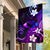 Hawaii Humuhumu Reef Triggerfish Garden Flag Violet With Plumeria LT05 House Flag Violet - Polynesian Pride