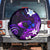 Hawaii Humuhumu Reef Triggerfish Spare Tire Cover Violet With Plumeria LT05 - Polynesian Pride