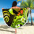 Hawaii Humuhumu Reef Triggerfish Beach Blanket Reggae With Plumeria LT05 - Polynesian Pride