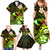 Personalised Hawaii Humuhumu Reef Triggerfish Family Matching Summer Maxi Dress and Hawaiian Shirt Reggae With Plumeria LT05 - Polynesian Pride