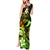 Personalised Hawaii Humuhumu Reef Triggerfish Tank Maxi Dress Reggae With Plumeria LT05 - Polynesian Pride