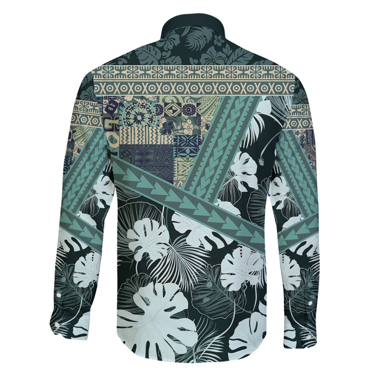 Hawaii Plant Kalo Family Matching Mermaid Dress and Hawaiian Shirt Hawaiian Tapa Pattern LT05 - Polynesian Pride