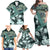 Hawaii Plant Kalo Family Matching Off Shoulder Maxi Dress and Hawaiian Shirt Hawaiian Tapa Pattern LT05 - Polynesian Pride